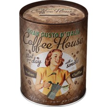 Nostalgic-Art Retro Kumbara, 1 L, Coffee Fund – Kahve Hayranları Için Hediye Fikri, Metal Kumbara, Vintage Teneke Kumbara, Kahve Dekorasyonu