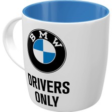 Nostalgic-Art Retro Kahve Kupası, 330 Ml, Bmw – Drivers Only – Bmw Aksesuar Hayranları Için Hediye Fikri, Orijinal Lisanslı Ürün (Olp), Seramik Fincan, Vintage Tasarım