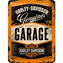 Nostalgic-Art 26178 Harley-Davidson – Garaj, Sac Levha 15 x 20 cm