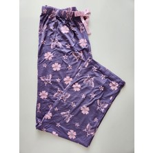 Lady Queen Likralı Ring Viskon Battal Beden Pijama Altı 6020