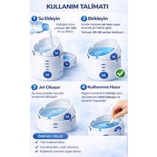 🧴 Homvira Koku Hapseden Kokusuz, Taşınabilir, Pratik Jel Küllük (25 Adet) - Ofis, Ev, Kafe