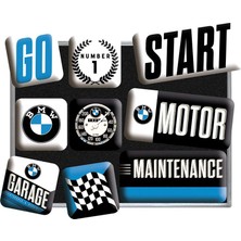 Nostalgic-Art 83097 Bmw – Motor, Magnet-Set (9teılıg)
