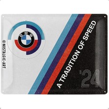 Nostalgıc-Art Bmw Motorsport –gelenek Gelenek\" Araba Aksesuarları Için Hediye Fikirmetalvintage TASARIM30 x 40 cm