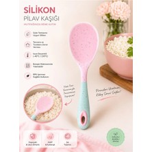 Desenli Sert Plastik Pilav Kaşığı