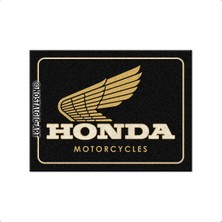 Nostalgic-Art Honda Mc Retro Buzdolabı Magneti, 6 x 8 Cm, Altın Motosiklet, Honda Hayranları, Resmi Lisanslı Ürün (Olp) Metal Vintage Tasarım