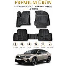 Black Gold Citroen C4X Hybrid 2023 Sonrası Uyumlu 3D Oto Paspas Premium