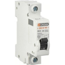 VeraGlobe Buğz Eco Lounge Günsan 1X25A B Tipi 6 Ka Otomatik Sigorta OS3B160-25