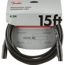 Fender 0990820018 Professional 4m Siyah Mikrofon Kablosu | 4 M, Kablo
