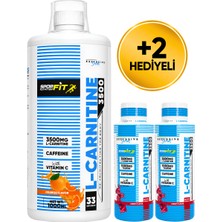 Sporfit Nutrition L-Carnitine 3500 Mg 1000 Ml 33 Servis Portakal + 2 x L-Karnitin Shot Hediyeli
