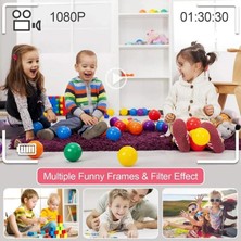 VeraGlobe Buğz Mini Kamera Fotoğraf Makinesi Pembe