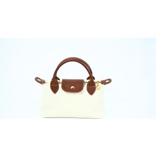 Biem Accessory Biem Krem-Taba Çift Renkli Mini Çanta
