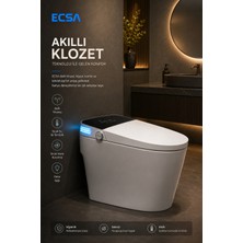 ECSA Eng Lüx Çok Fonksiyonlu Akıllı Klozet Alttan Çıkışlı