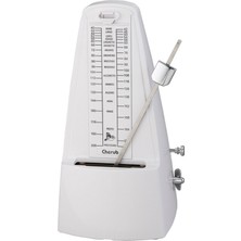 Cherub WSM-305-WH 305  Mekanik Metronom | Beyaz, Boyutlar: 103 (G) x 118 (D) x 208 (Y) Mm, Ağırlık: 405 G