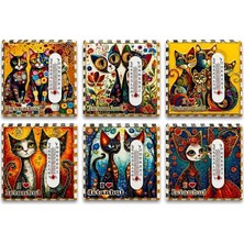 Buğz Kedi Tasarımı Istanbul Temalı Buzdolapı Süsü Magnet ALK5406