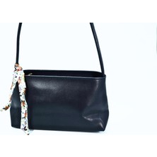 Biem Accessory Biem Lacivert Fularlı Baget Omuz Çantası