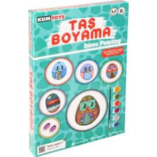 Fun And Market Buğz 5307 Kumtoys Taş Boyama - Stone Painting / +6 Yaş