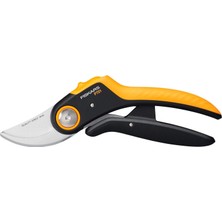 Fiskars Bahçe Makası Plus, Powerlever, P721, Taze Dallar ve Çalılar Için, Yapışmaz Kaplama, Paslanmaz Çelik Bıçaklar, Uzunluk: 21 Cm, Siyah/turuncu, 1057170