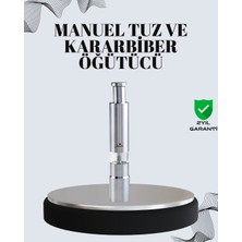 Fun And Market Buğz Tuz ve Kararbiber Öğütücü - Şeffaf Akrilik Hazne