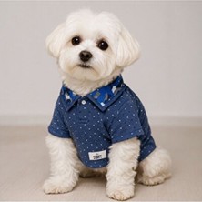 Empressco Lacivert Puanlı Köpek Üstü, Şık ve Rahat Giyim Tarzı