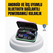 Fun And Market Buğz Su Geçirmez E10 Bluetooth Kulaklık Powerbank ve Gürültü Engelleme