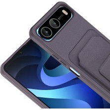 Kupa Infinix Hot 60I 5g Kılıf Deri Görünümlü Kartlıklı Standlı Yumuşak Tpu Kapak