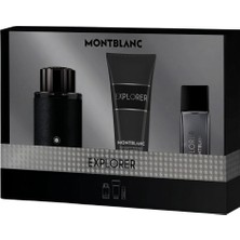 Mont Blanc Explorer Edp 100 ml + Edp 15 ml + 100 ml Shower Gel Erkek Parfüm Seti