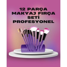 Fun And Market Buğz 12 Parça Yumuşak Kıllı Makyaj Fırçası Seti Yüz ve Göz Makyajına Uygun Profesyonel Kullanım