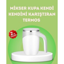 Fun And Market Buğz Elektrikli Otomatik Karıştırıcı Kupa – 304 Paslanmaz, USB Şarjlı, Taşınabilir