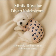 Empressco Pembe Kalpli Penye Köpek Pijama, Rahat ve Şık Ev Giyim Seti