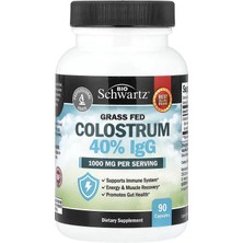 Bioschwartz Grass Fed Bovine Colostrum 40% Igg, 90 Caps