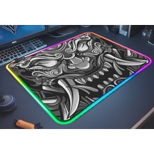 Urzuva Rgb 12 Değişen Ledli Gaming Oyuncu Büyük Boy Su Geçirmez Xl Mousepad, Gaming Mouse Pad 48X40 4mm
