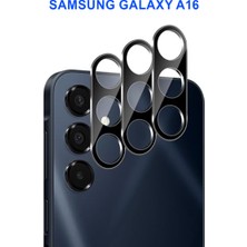 Mtl Samsuıng Galaxy A16 Uyumlu Kamera Lens Koruyucu Dayanıklı Kamera Koruyucu
