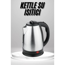 Fun And Market Buğz Su Isıtıcı 220 - 240 V Paslanmaz Çelik Kettle Uzun Ömürlü 2000 Watt