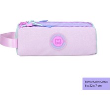 Marshmallow Sunrise Işıltılı Kalem Çantası | Glitter Okul Kalem Çantası