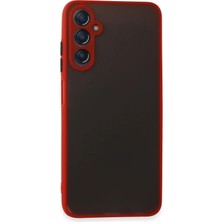 Muratech Newface  Galaxy A05S Kılıf Montreal Silikon Kapak - Kırmızı