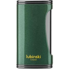 Lubinski Yeni Seri Dahili Delicili Yaprak Alev Puro Çakmağı Yeşil