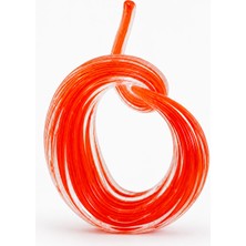 Onemay Murano Tarzı Turuncu Spiral Cam Heykel