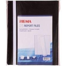 Sigma Sıgma Telli Dosya 25 Li Siyah (3'li Paket)