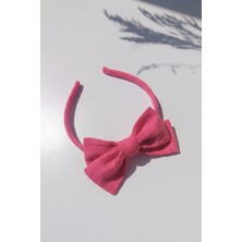 Liliza Accessories Keten Büyük Fiyonklu Baş Ağrıtmayan Çocuk Taç