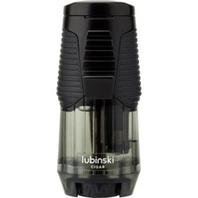 Lubinski Tek Torch Pürmüz Siyah Puro Çakmağı
