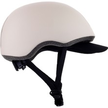 Spinkit Siperlikli Şehir Bisikleti Kaskı Krem L Beden (58-61 cm)