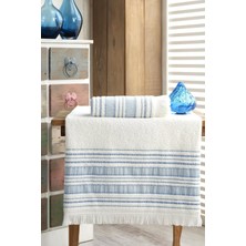 Empressco Mavi Banyo Havlu Takımı 70X140 ve 50X90 Cm, Şık ve Yumuşak Dokunuş