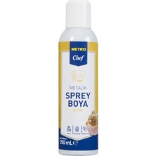 Metro Chef Metalik Boya 250 ml Altın (2'li Paket)