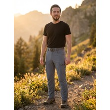 Kdm Kafkas Tactical Outdoor Trekking Taktikal Likralı Mevsimlik Doğa Yürüyüşü Füma Koyu Gri Renk Kaliteli Şık Dur
