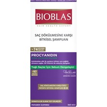 Bioblas Bıoblas Şampuan 360 ml Yağlı Saçlar (5'li Paket)
