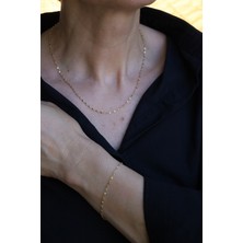 Yenigün Kuyumculuk 14 Ayar Altın (2 Mm) Aynalı Zincir Set
