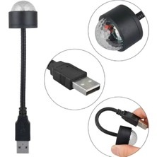 Bilfold USB Sese Duyarlı 8 Farklı Mod Işıklı LED Atmosfer Işığı – Ambiyans Aydınlatması