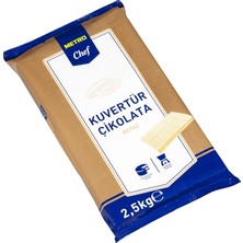 Metro Chef Kuvertür 2,5 kg Beyaz (3'li Paket)