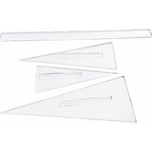 Dinç Kitchen Kruvasan Hamur Kesme Aparatı 4lü Set