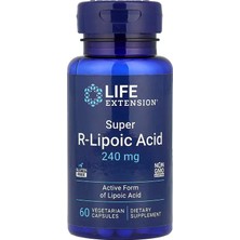 Life Extension Super R-Lipoic Alpha Lipoic Acid Antioxidants 60 Caps